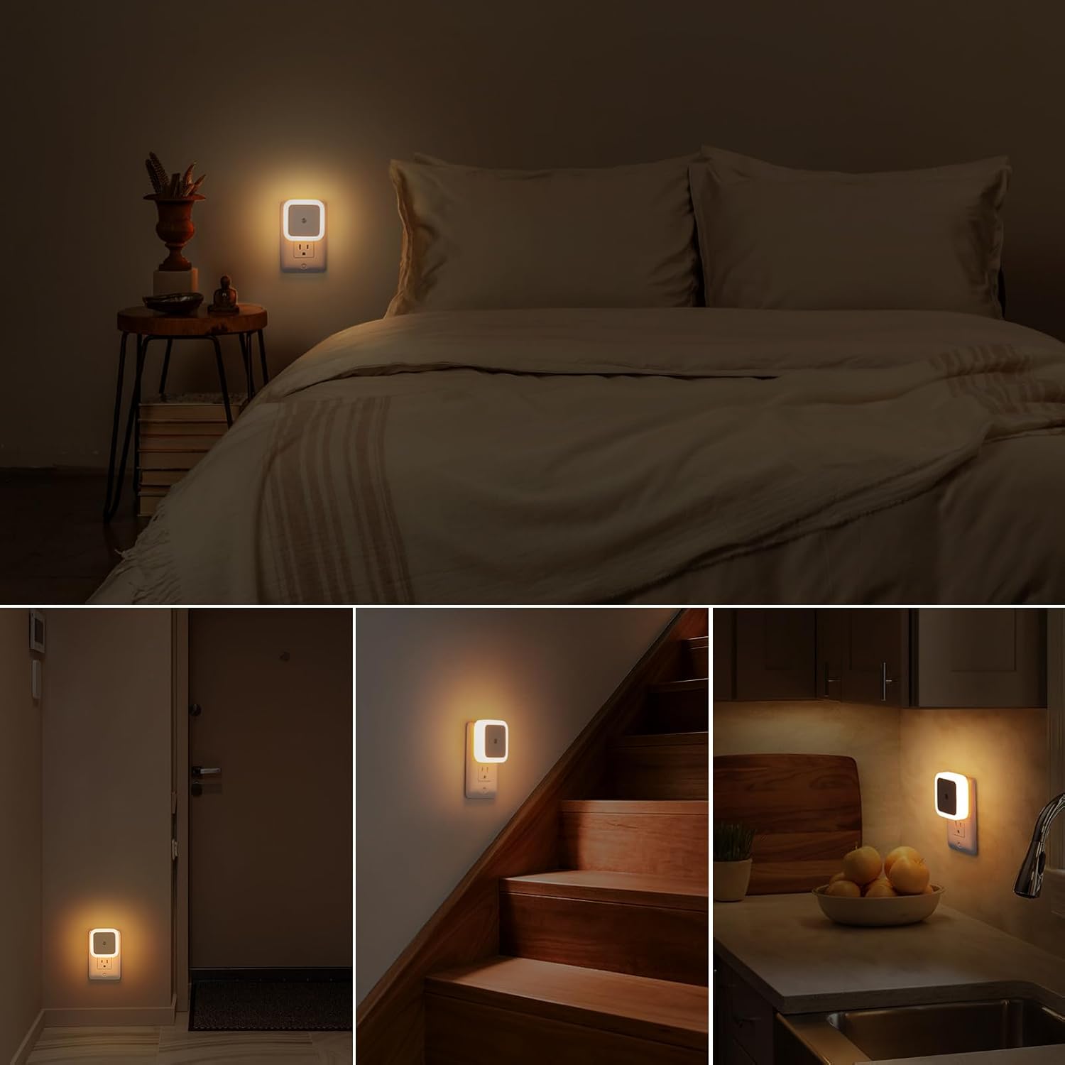 Sujeet Night Light, Night Lights Plug into Wall 8-Pack, Nightlight Plug in Night Light, Dusk to Dawn Night Lamp Led (Warm White) - Image 7