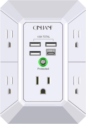 Wall Charger, Surge Protector, QINL...
