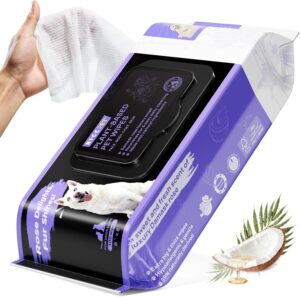 HICC PET Wipes for Dogs and Cats, V...