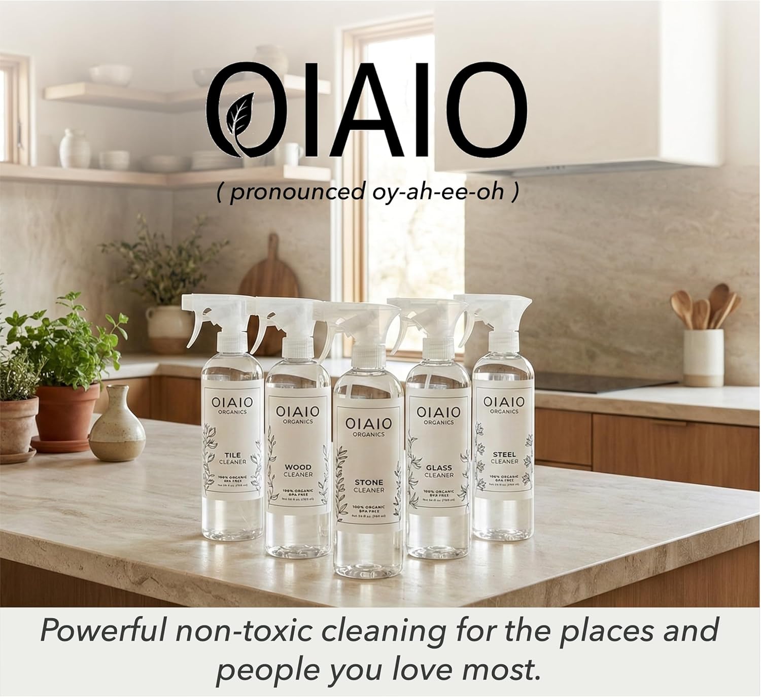 Non-Toxic Glass Cleaner - 100% Natural Organic Ingredients that Truly Perform - 24oz - Light Coconut & Bergamot Scent - Image 2