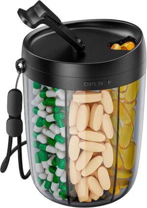 PULIV Large Pill Bottle Organizer, ...
