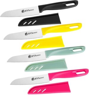 8 pieces Paring Knives (4PCS Peelin...