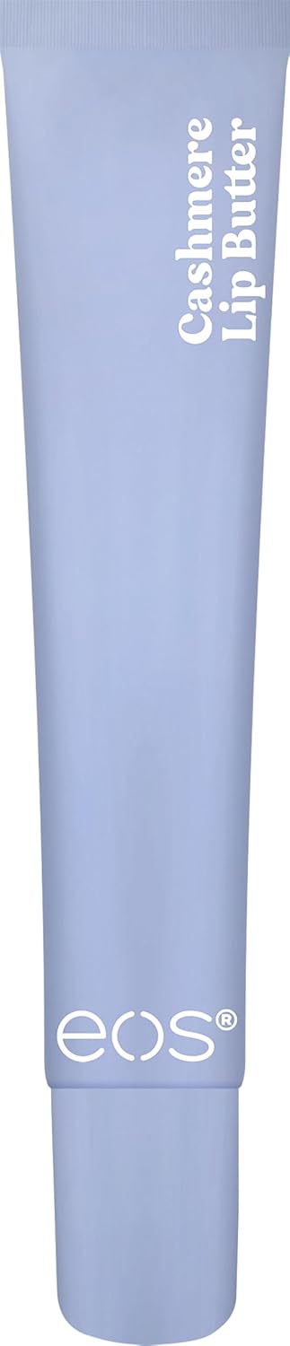 eos Cashmere Lip Butter – Vanilla Cashmere, Smoothing Lip Mask & Moisturizer with Plumping Peptides & Shea Butter, 0.35 fl oz - Image 2