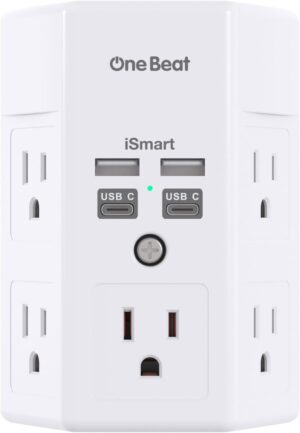 One Beat 1680J 3 Side Power Strip M...