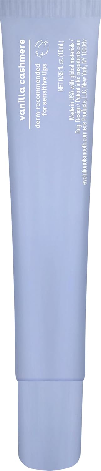 eos Cashmere Lip Butter – Vanilla Cashmere, Smoothing Lip Mask & Moisturizer with Plumping Peptides & Shea Butter, 0.35 fl oz - Image 9