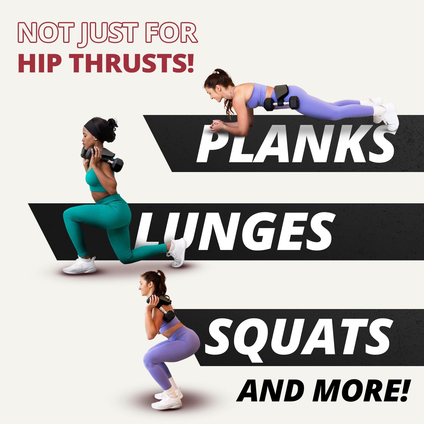 Bellabooty Premium Hip Thrust Belt - Adjustable Exercise Belt for Glutes & Squats, Hip Thrust Pad for Comfort, Versatile Gym Equipment for Home - Weightlifting Belt Support for Women - Image 7