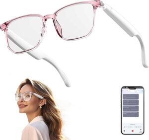 AI Smart Glasses, Bluetooth 5.4 Tra...
