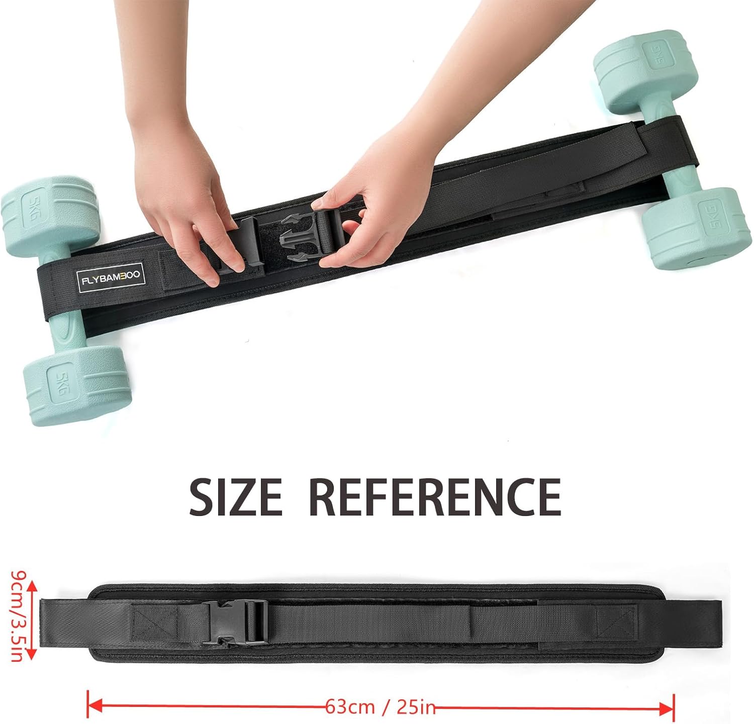 Hip Thrust Belt for Dumbbells,Booty Belt for Hip Thrust Slip-Resistant Padding - Image 6
