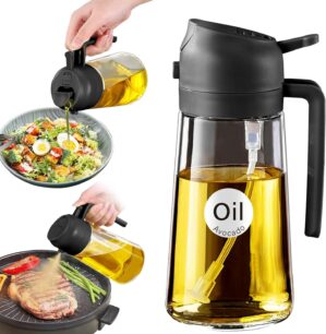 YARRAMATE 16oz/470ml Glass Olive Oi...