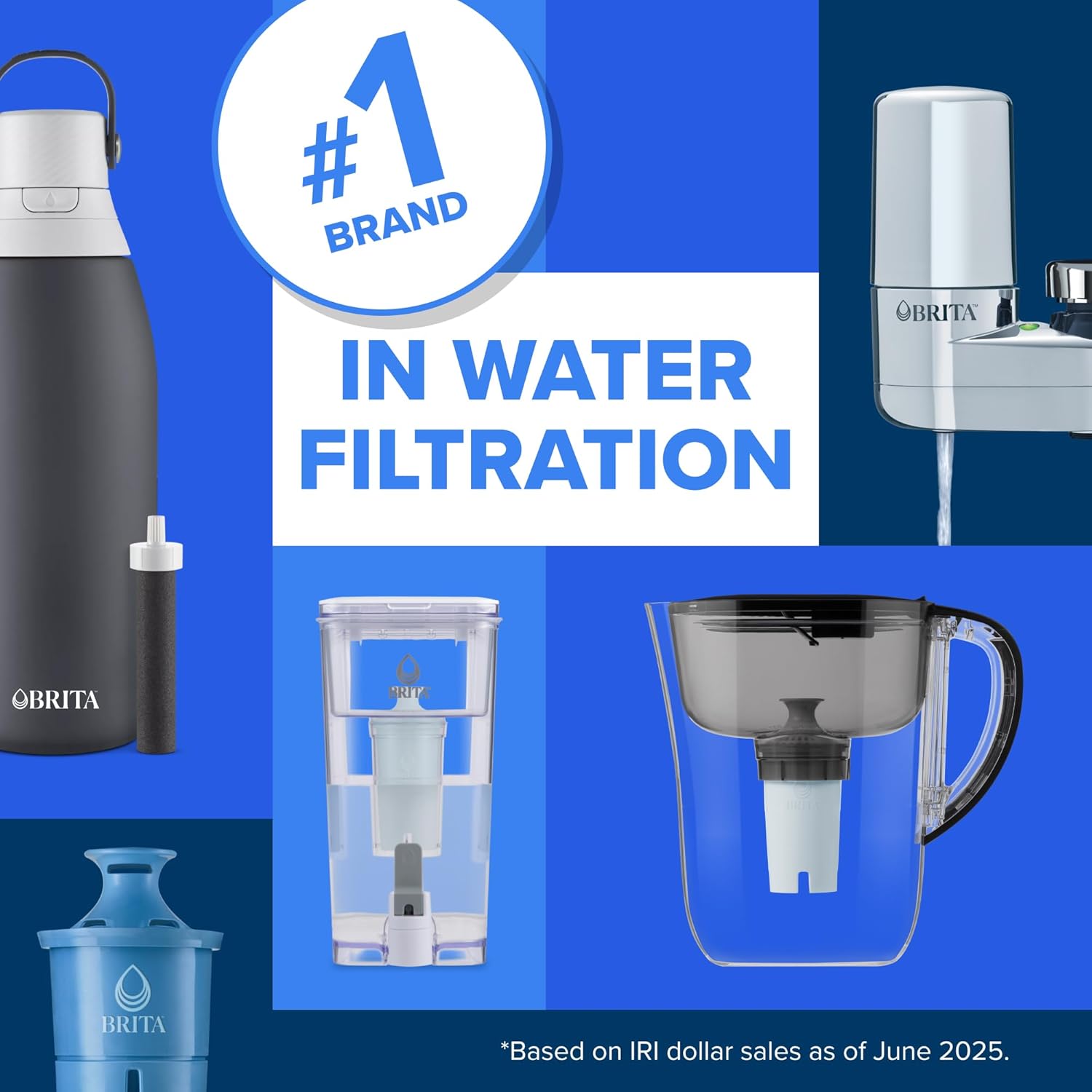 Brita UltraMax Large Water Dispenser with Standard Filter, BPA-Free, Reduces Copper, Cadmium and Mercury Impurities, Lasts 2 Months or 40 Gallons, 27-Cup - Image 10