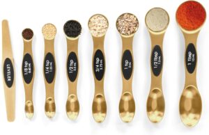 Magnetic Measuring Spoons Set Stain...