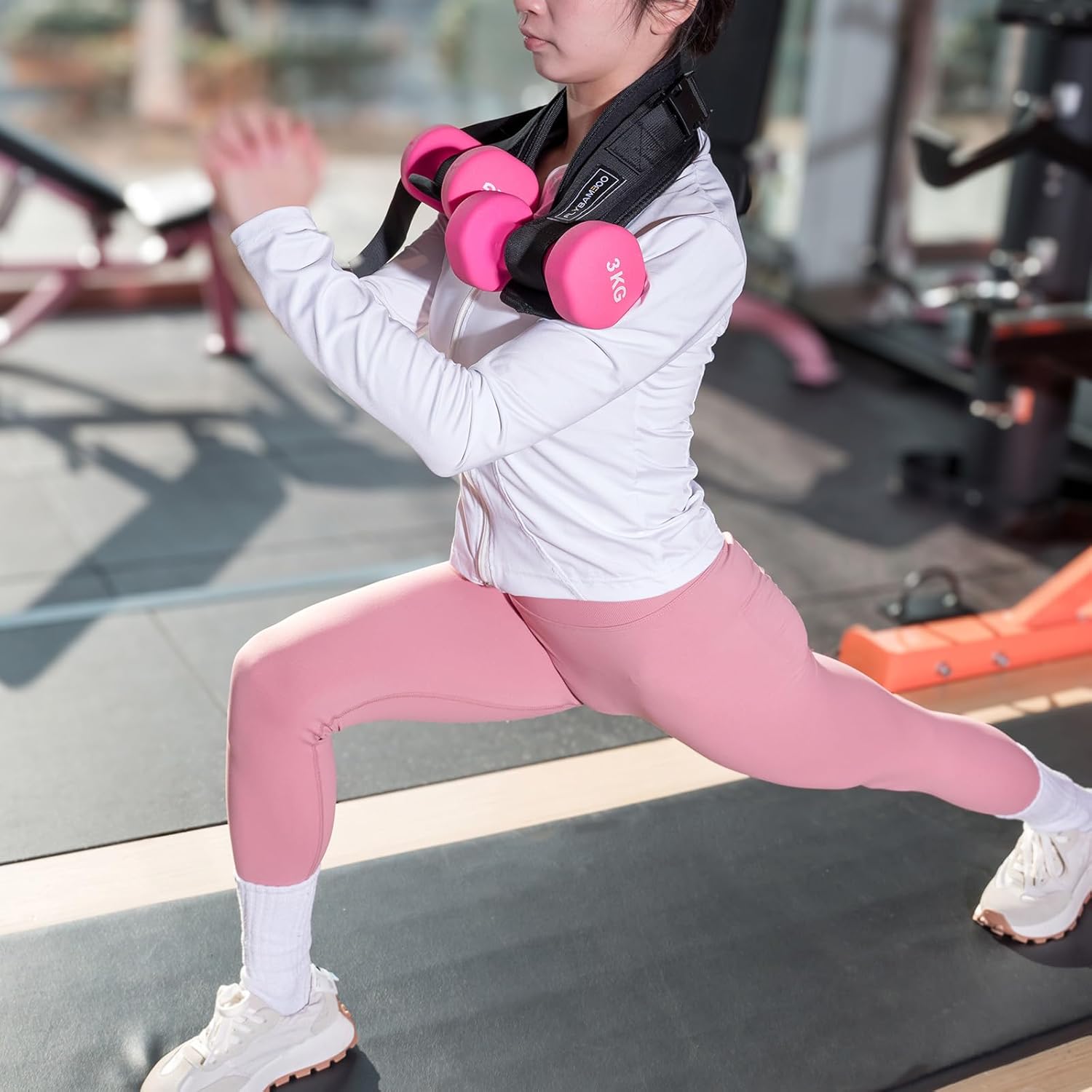 Hip Thrust Belt for Dumbbells,Booty Belt for Hip Thrust Slip-Resistant Padding - Image 5