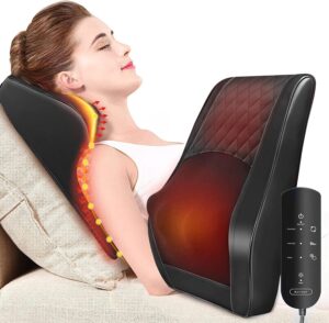 Boriwat Back Massager with Heat, 3D...