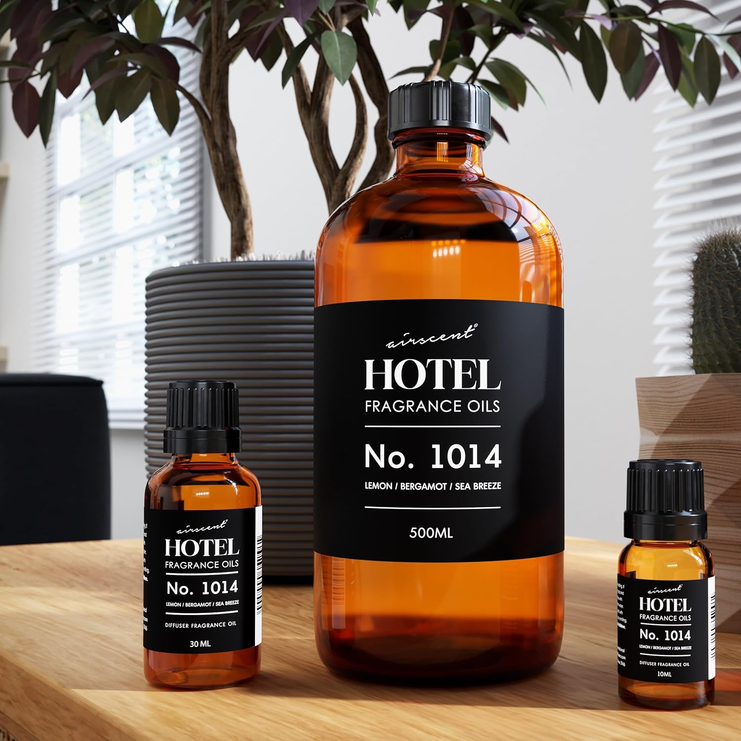 AirScent Hotel Diffuser Oil No. 1014 - The Iconic 5-Star Hotel Coastal Blend - Lemon Bergamot Sea Breeze - 10 mL Premium Fragrance Oil for Ultrasonic and Waterless Diffusers and Crafting - Image 9