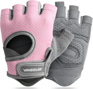VINSGUIR Workout Gloves for Women a...
