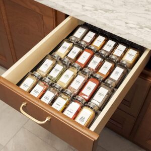 SpaceAid Spice Drawer Organizer wit...