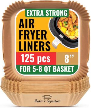 Air Fryer Paper Liners, 125Pcs Air ...