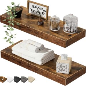 QEEIG Bathroom Floating Shelves for...