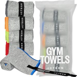 Acteon Microfiber Gym Towels 5 Pack...