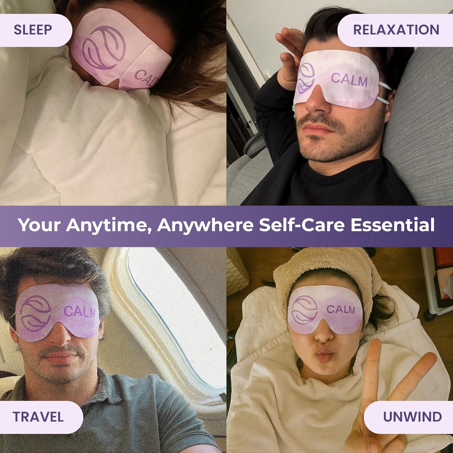 Body Restore Heated Eye Mask for Dry Eyes 5 Pack – Mothers Day Gifts for Mom, Self Heating Warm Compress, Birthday Gifts for Women, Relaxation – Variety - Image 5