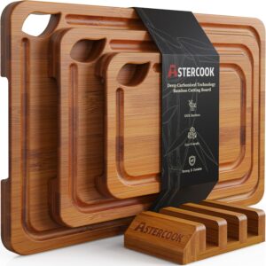 Astercook Deep-Carbonized Bamboo Cu...