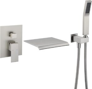 Wowkk Wall Mount Tub Filler Waterfa...
