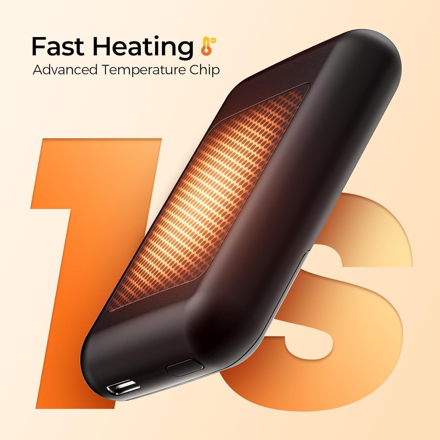 Hotdot Hand Warmers Rechargeable 2 Pack, 4 Heat Levels (104–131°F), Real-Time Temp & Battery Display, Electric Hand Warmers, Fast Heating, Fits in Gloves/Pocket, Gifts for Women & Men - Image 7