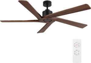 WINGBO 64 Inch DC Ceiling Fan witho...
