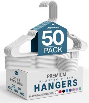 Utopia Home – Plastic Hangers...
