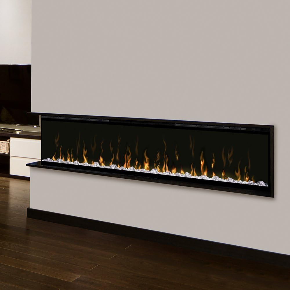 Dimplex IgniteXL 74" Built-in Linear Electric Fireplace (Model: XLF74), 8530/5118 BTU, 240/120 Volt, 2500/1500 Watt, Black - Image 6