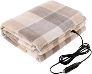 Heated Car Blanket – 12V Elec...