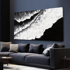 NBAODAN Black and White Wall Decor ...