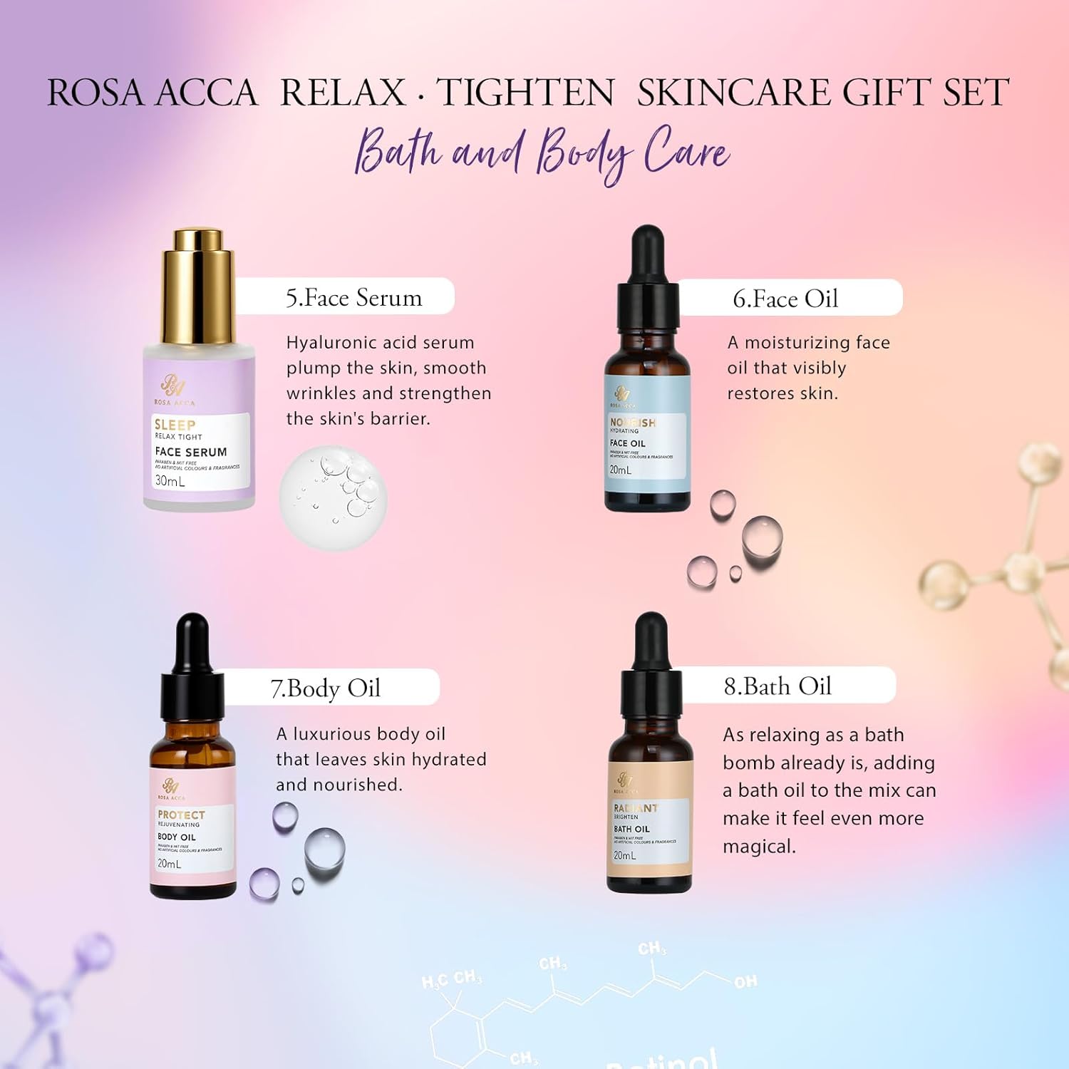 Mother's Day Gifts for Mom, 23 Pcs Hydrating Face Skin Care Set, Bath and Body Gifts Basket Set for Women, Anniversary, Self Care Gift Set, Present, Birthday Gift, Christmas, Anniversary, Teen, Wife - Image 4