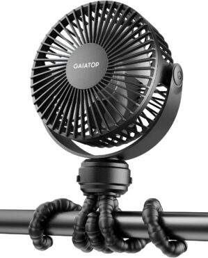 Gaiatop Mini Portable Stroller Fan,...