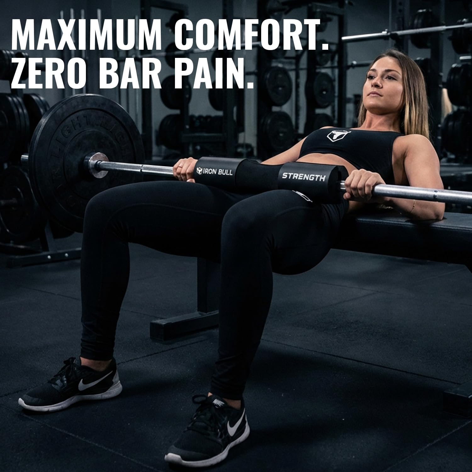 Advanced Squat Pad - Barbell Pad for Hip Thrusts, Squats & Lunges - Neck & Shoulder Squat Bar Pad Cushion Support Foam for Extra Comfort - Image 2
