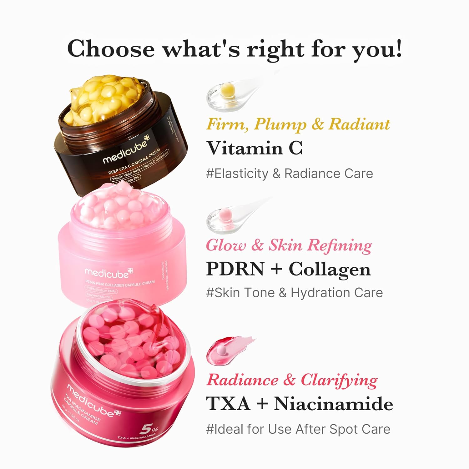 medicube Capsule Cream with Deep Vitamin C | Liposome Vitamin C Golden Capsule for Radiance & Firm-Looking Skin | Hydrating Glow Gel Texture | Korean Skincare, 1.94 oz - Image 7
