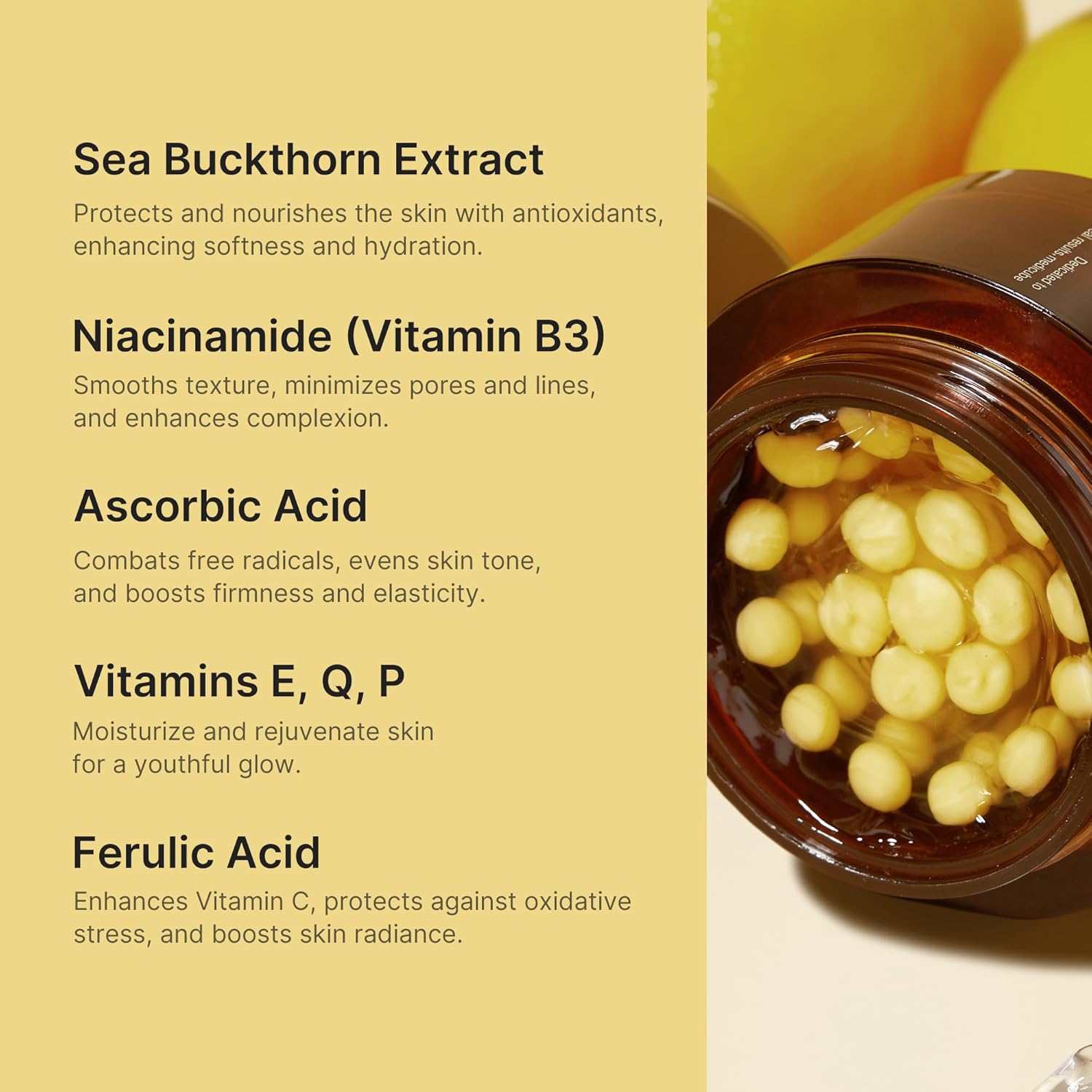 medicube Capsule Cream with Deep Vitamin C | Liposome Vitamin C Golden Capsule for Radiance & Firm-Looking Skin | Hydrating Glow Gel Texture | Korean Skincare, 1.94 oz - Image 4