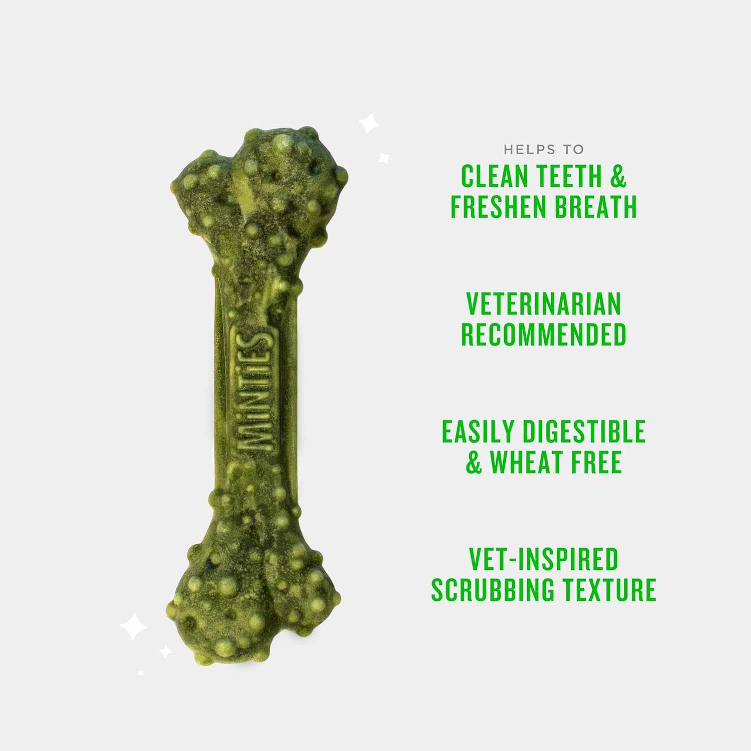 Minties Dog Dental Bone Treats, Tiny/Small Dental Dog Treats, 16 Ounces, Cleans Teeth, Fight Bad Breath, Removes Plaque and Tartar, 40 Count - Image 3