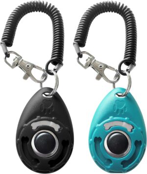 Dog Training Clicker with Sring Wri...