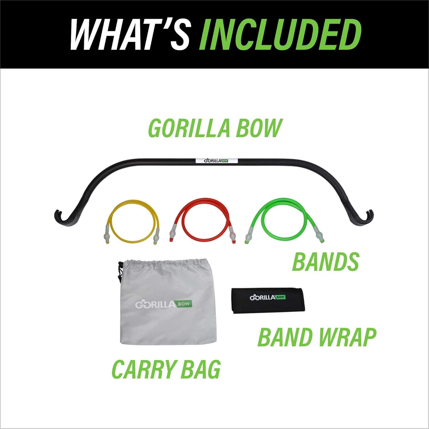 Gorilla Bow Lite All-in-One Home Gym System, Portable Resistance Band Bar for Strength Training, HIIT & Full Body Workouts, Lightweight Design for Home, Travel & Outdoor Use - Image 8