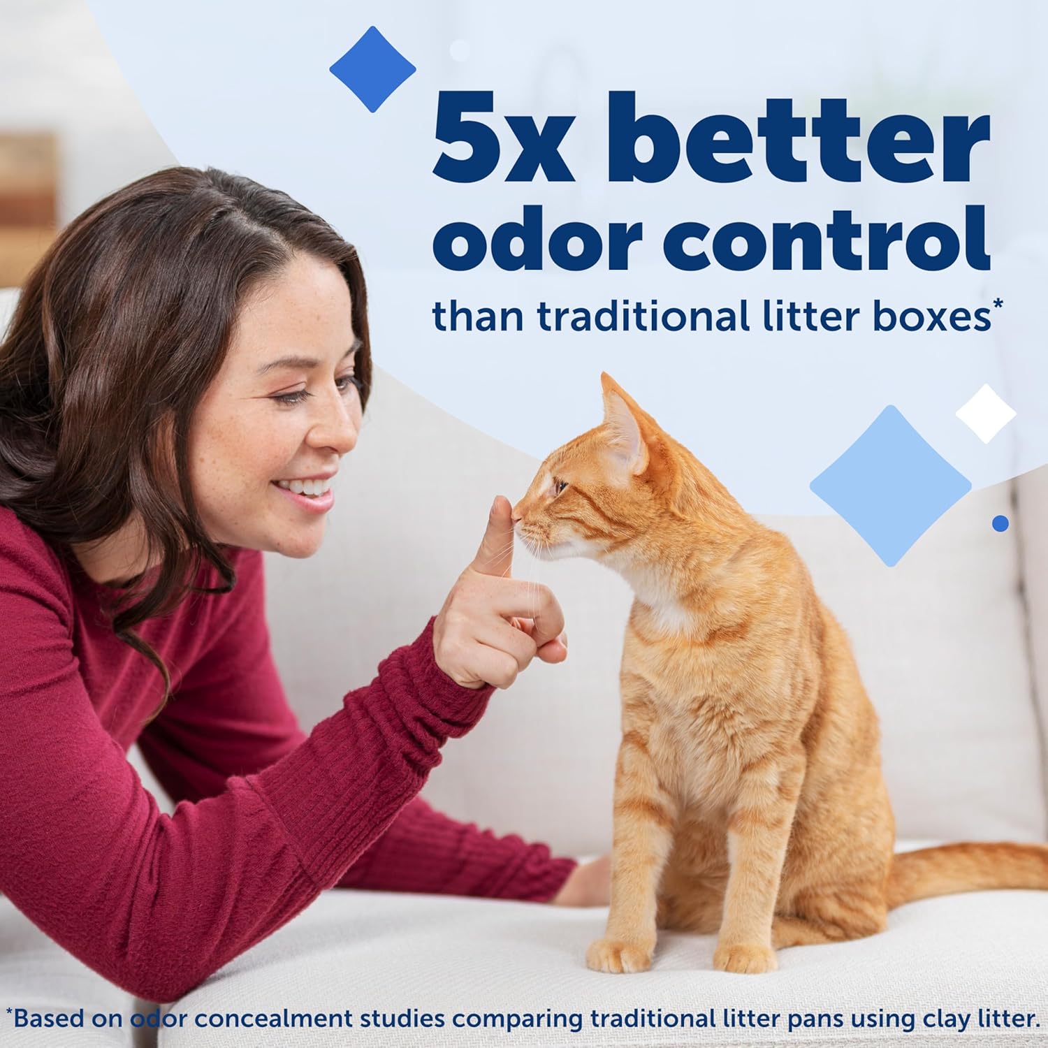 PetSafe ScoopFree Disposable Crystal Cat Litter Tray - Easy Cleaning Box - Refill Tray for Automatic Litter Box - Fresh Scent - 4.3 lb Bags - 3 Pack - Image 2