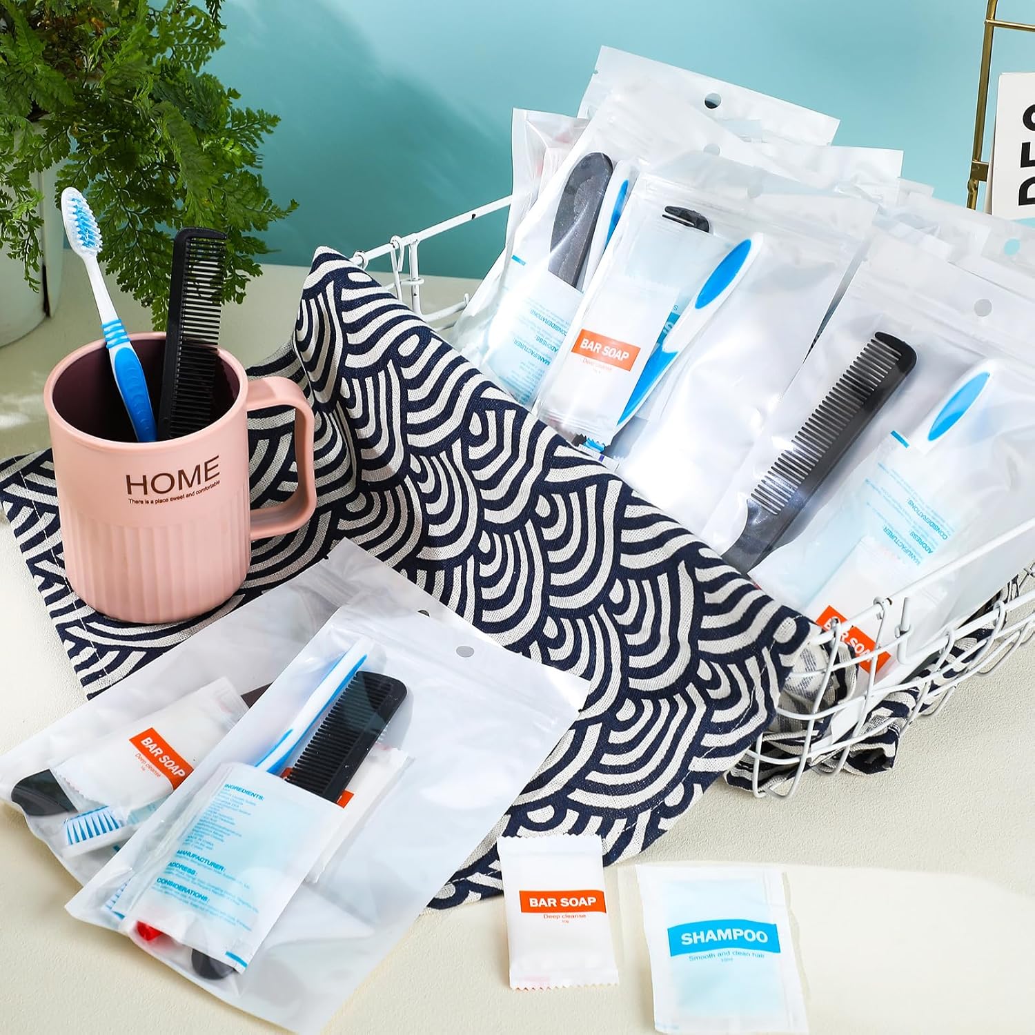 Newtay 240 Pcs 48 Kit Personal Hygiene for Homeless Bulk, Basic Disposable Toiletry Kit Homeless Care Package for Travel Charity Include Toothbrush, Toothpaste, Comb, Soap, Shampoo Toiletry Supplies - Image 6