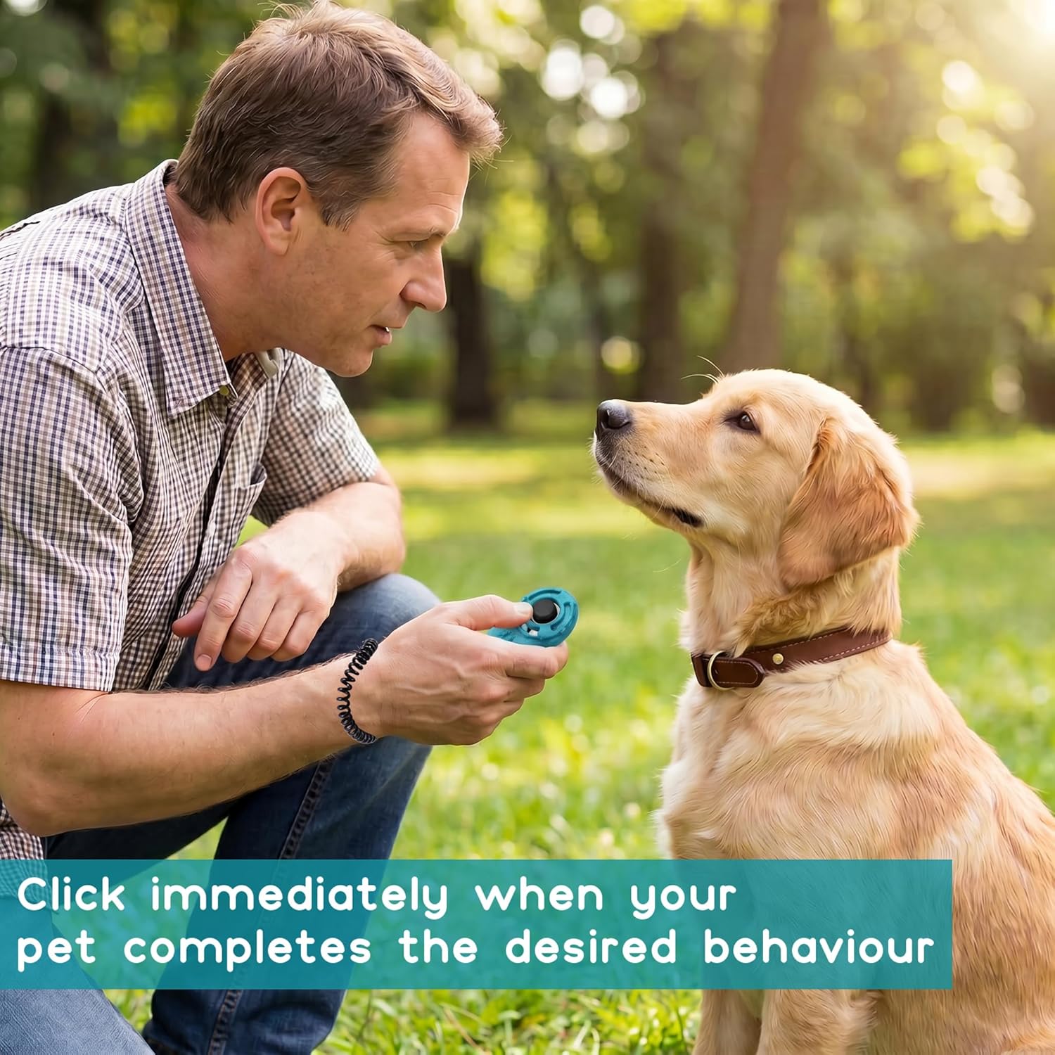 Dog Training Clicker with Sring Wrist and Keyring - Pet Dog Training Clickers for Puppy, Cat, Potty, Bird, Horse, Pet, Trainer Training Tools, Behavior Aids - Image 6