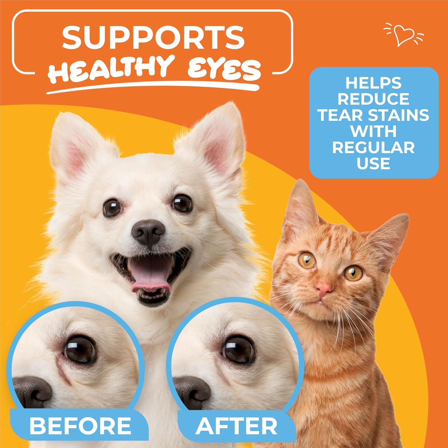 Dog Eye Wipes (100 Count) Hypoallergenic Eye & Face Wipes for Dogs & Cats - Pet Tear Stain Remover & Cleaner - Cleans & Removes Discharge, Crust, & Gunk (Coconut) - Image 3