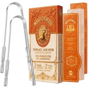 MasterMedi Tongue Scraper for Adult...