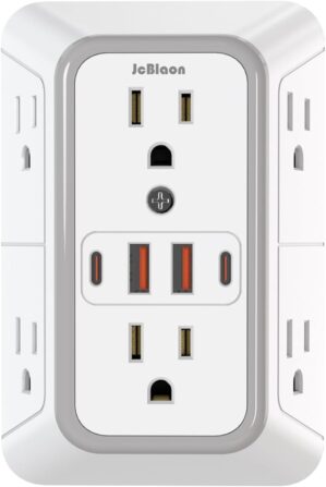JcBlaon Outlet Extender Surge Prote...