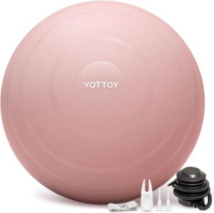 YOTTOY Anti-Burst Exercise Ball for...