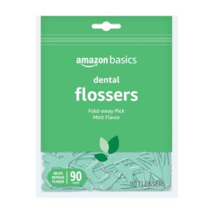Amazon Basics Mint Dental Flossers,...