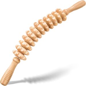 Wooden Cellulite Massage Roller for...
