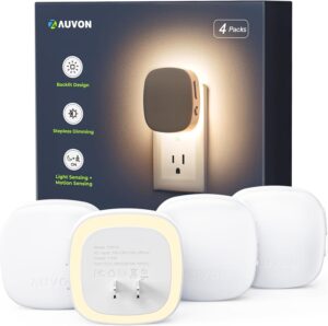 AUVON Plug-in LED Backlit Night Lig...